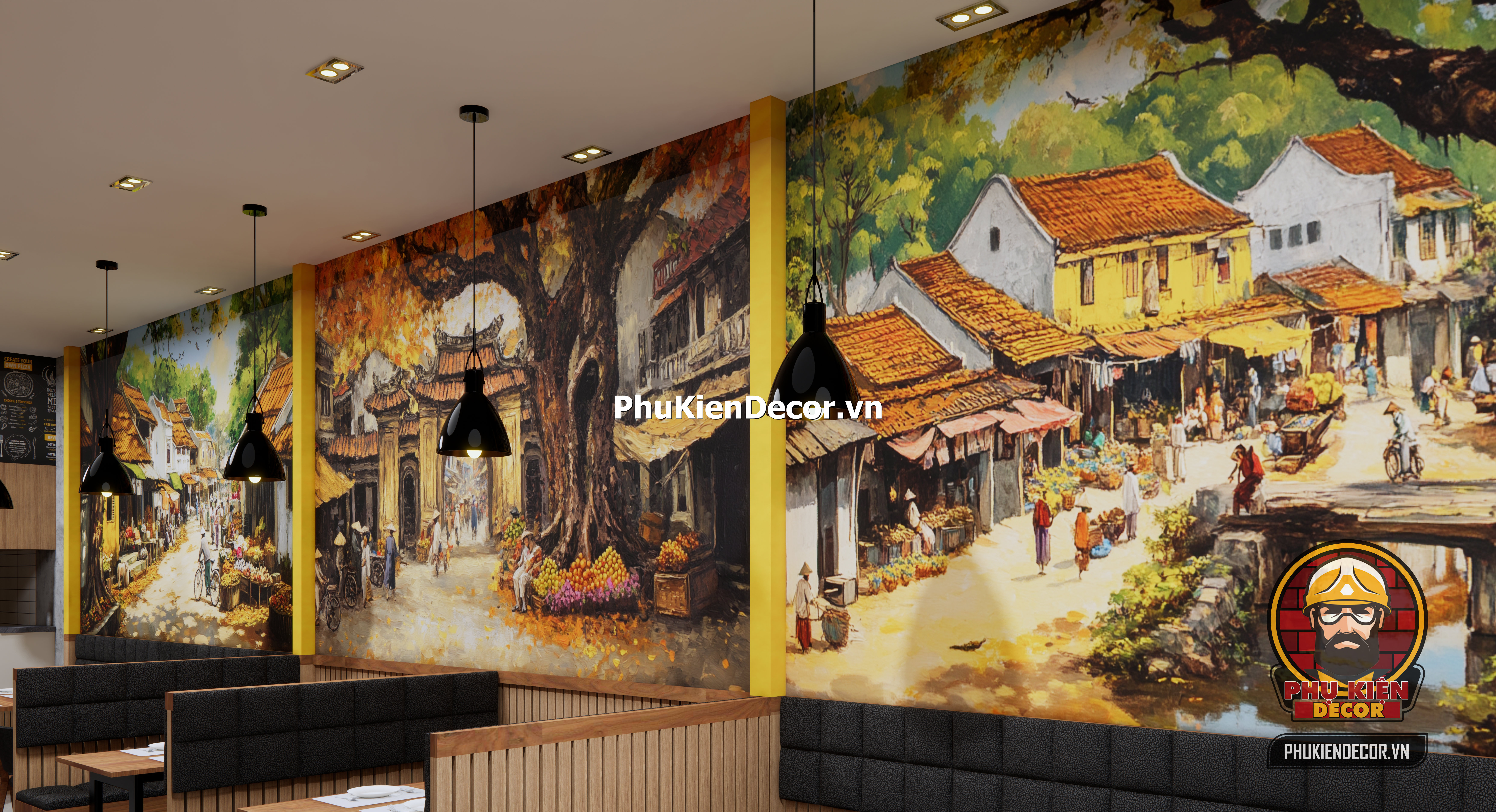 Mẫu thiết kế quán ăn Hà Nội mùa thu xưa,quán của những người yêu HÀ Nội xưa Mẫu thiết kế quán ăn Hà Nội mùa thu xưa,quán của những người yêu HÀ Nội xưa