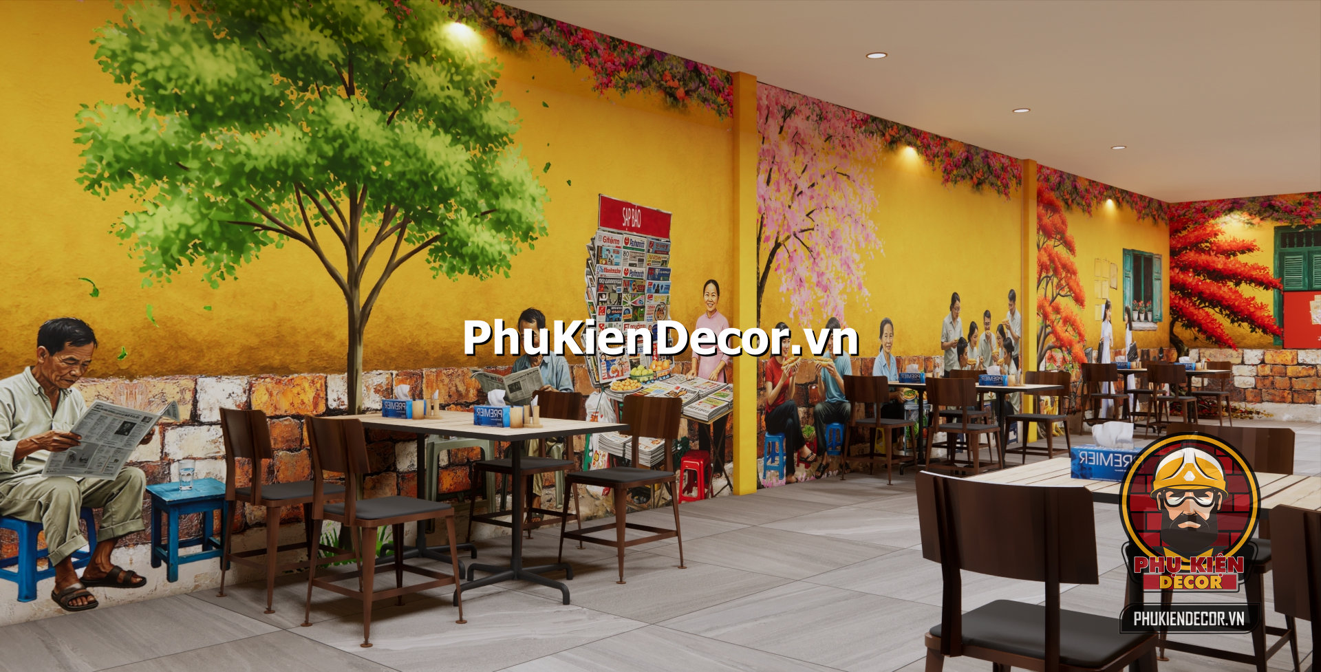 Mẫu thiết kế quán ăn hà nội xưa,một góc phố xưa Mẫu thiết kế quán ăn hà nội xưa,một góc phố xưa