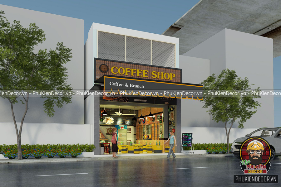 Mẫu thiết kế quán Cafe giá rẻ lợi nhuận cao Mẫu thiết kế quán Cafe giá rẻ lợi nhuận cao