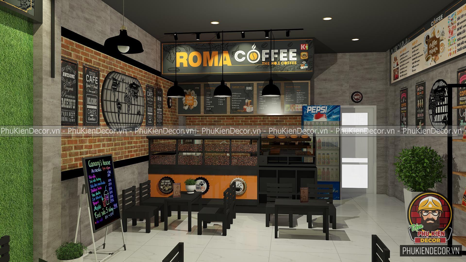 Bạn đang muốn mở quán cafe nhỏ? Đừng lo lắng, chúng tôi có những thiết kế quán cafe đẹp và tiện nghi giúp bạn đưa ra những trải nghiệm mới cho khách hàng. Với việc tối ưu hoá không gian, quán cafe sẽ trở thành một điểm đến yêu thích cho những ai đam mê cà phê.