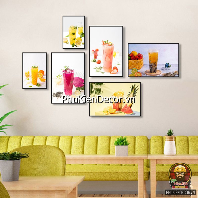 Hình ảnh tranh trang trí ly trà chanh, nước ép đẹp được yêu thích Hình ảnh tranh trang trí ly trà chanh, nước ép đẹp được yêu thích