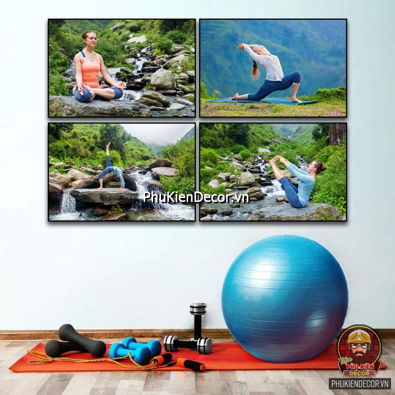 Mẫu tranh phòng yoga ấn tượng tạo điểm nhấn cho phòng tập Mẫu tranh phòng yoga ấn tượng tạo điểm nhấn cho phòng tập