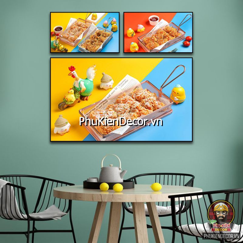 Sử dụng mẫu tranh trang trí đồ ăn nhanh phù hợp địa điểm chụp hình, check in cho các bạn trẻ Sử dụng mẫu tranh trang trí đồ ăn nhanh phù hợp địa điểm chụp hình, check in cho các bạn trẻ