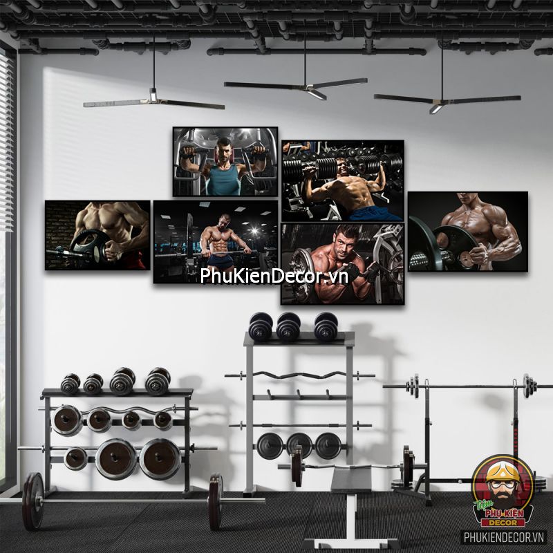 Các mẫu tranh trang trí phòng gym tạo sự thẩm mỹ cao Các mẫu tranh trang trí phòng gym tạo sự thẩm mỹ cao