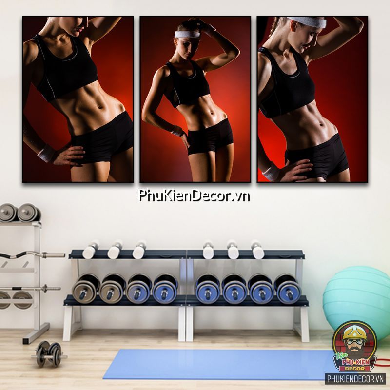 Các mẫu tranh trang trí phòng gym tạo sự thẩm mỹ cao Các mẫu tranh trang trí phòng gym tạo sự thẩm mỹ cao