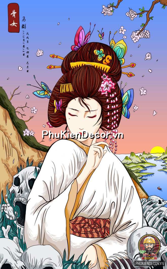 Mẫu tranh trang trí quán ăn phong cách Nhật Bản được ưu ái lựa chọn Mẫu tranh trang trí quán ăn phong cách Nhật Bản được ưu ái lựa chọn