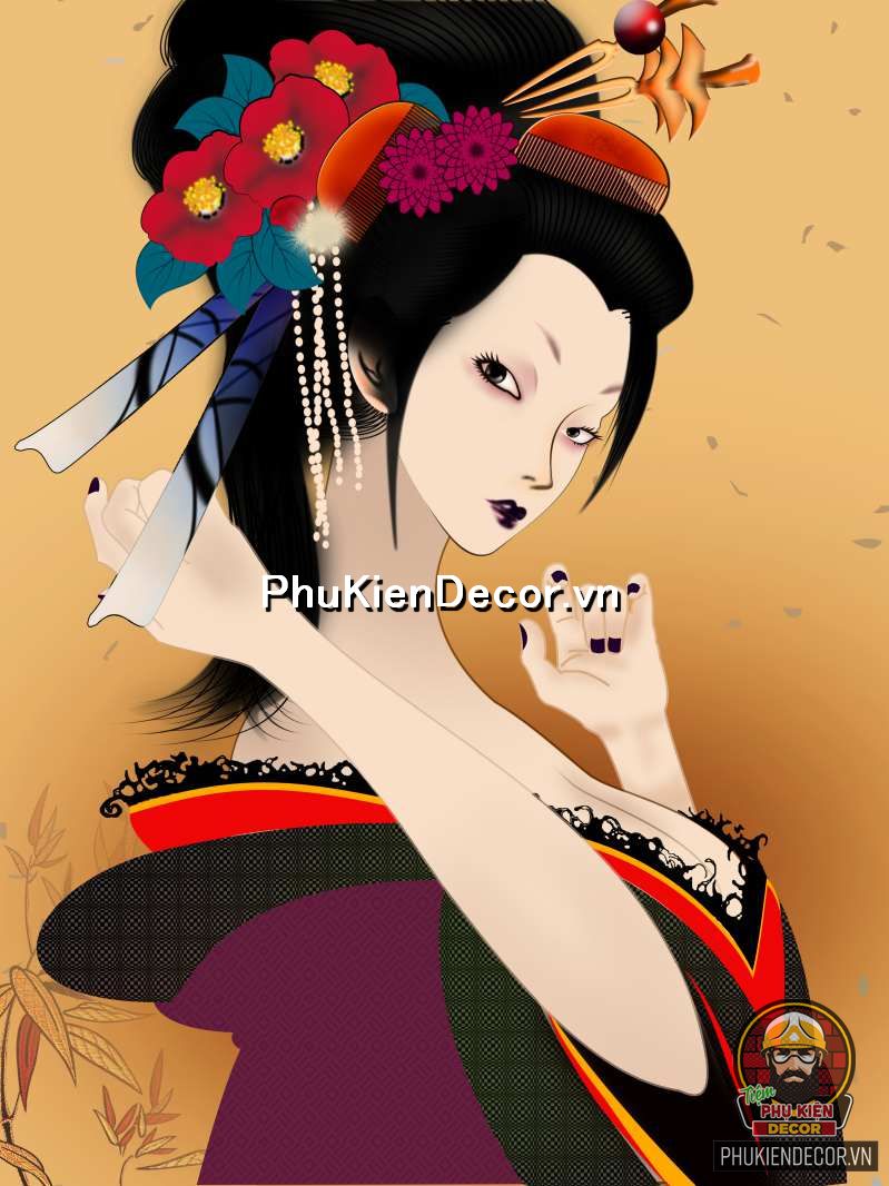 Mẫu tranh trang trí quán ăn phong cách Nhật Bản được ưu ái lựa chọn Mẫu tranh trang trí quán ăn phong cách Nhật Bản được ưu ái lựa chọn