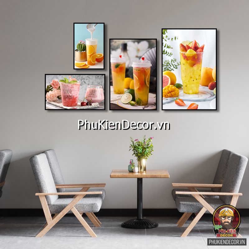 Hình ảnh tranh trang trí tiệm sinh tố ưu ái lựa chọn Hình ảnh tranh trang trí tiệm sinh tố ưu ái lựa chọn