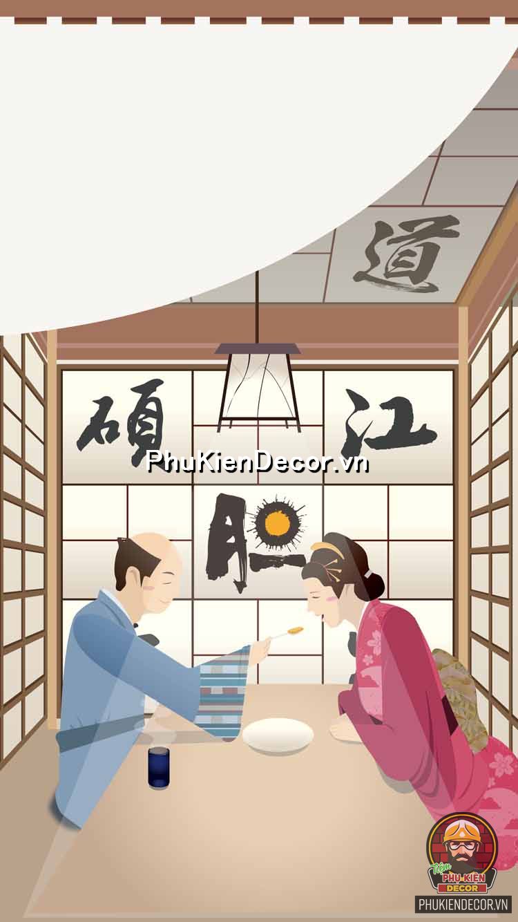 Mẫu tranh về chủ đề văn hóa, con người Nhật Bản lột tả hết những vẻ đẹp của đất nước mặt trời mọc Mẫu tranh về chủ đề văn hóa, con người Nhật Bản lột tả hết những vẻ đẹp của đất nước mặt trời mọc