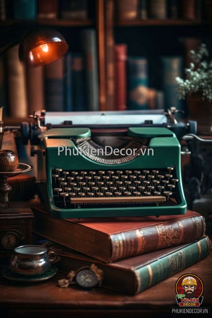 Máy Đánh Chữ Decor Không Gian Cổ Điển Một Cách Ấn Tượng Máy Đánh Chữ Decor Không Gian Cổ Điển Một Cách Ấn Tượng