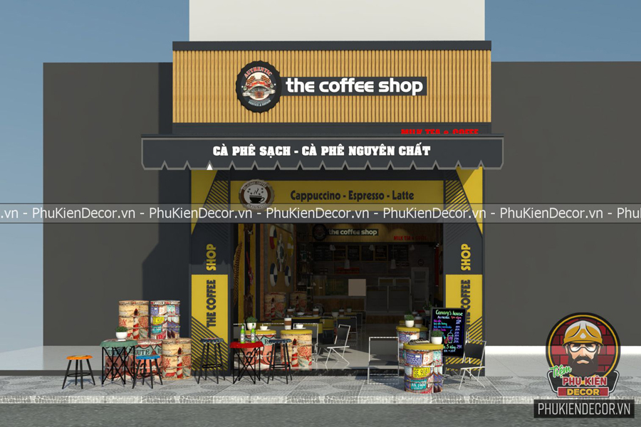 Thiết kế quán cafe Thiet ke quan cafe  Lamaca