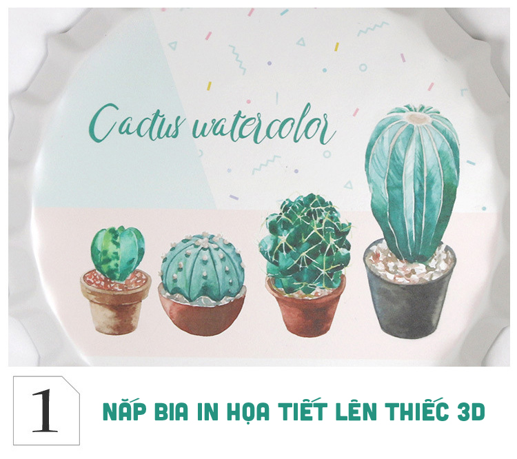 Nắp bia in họa tiết Trang trí hoa văn Trolical lên bề mặt Nắp bia in họa tiết Trang trí hoa văn Trolical lên bề mặt