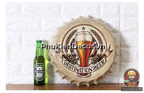 Chát liệu nắp chai bia trang trí làm từ thiếc dập nổi 3D Chát liệu nắp chai bia trang trí làm từ thiếc dập nổi 3D