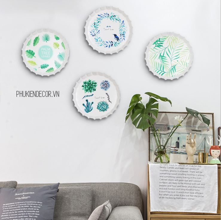 Một số ứng dụng Nắp bia trang trí Nhiệt Đới và Bắc Âu trong Nhà ở, Căn Hộ, Quán, Shop Một số ứng dụng Nắp bia trang trí Nhiệt Đới và Bắc Âu trong Nhà ở, Căn Hộ, Quán, Shop