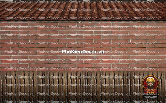 Tranh dán tường nền gạch trang trí quán ăn làng quê Tranh dán tường nền gạch trang trí quán ăn làng quê