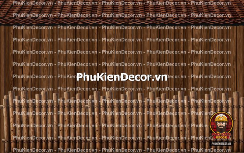 Trang trí quán ăn bằng tranh tường 3D vách gỗ cũ Trang trí quán ăn bằng tranh tường 3D vách gỗ cũ