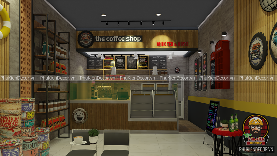 Hút khách hàng bằng cách chăm chút vào thiết kế nội thất cho quán Cafe nhỏ Hút khách hàng bằng cách chăm chút vào thiết kế nội thất cho quán Cafe nhỏ