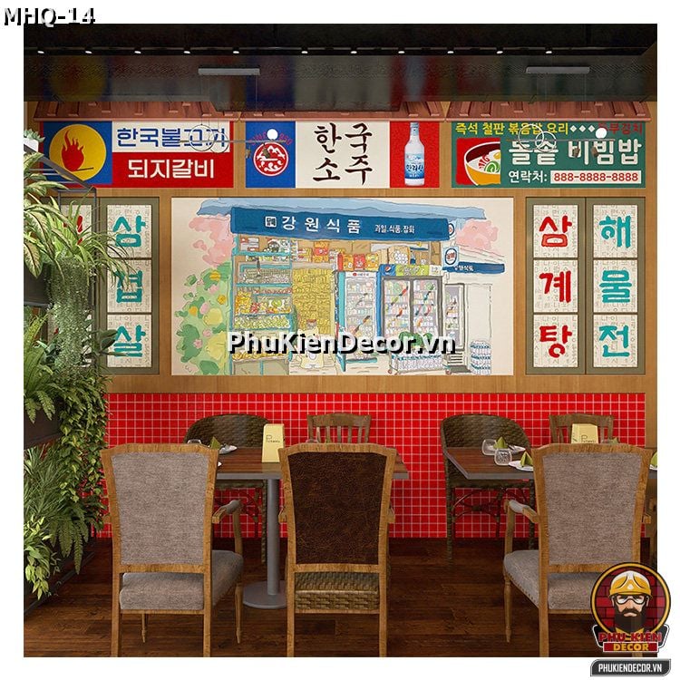 Mẫu thiết kế Quán Mì Cay Hàn Quốc Seoul Street Food Năng Động, Hiện Đại Mẫu thiết kế Quán Mì Cay Hàn Quốc Seoul Street Food Năng Động, Hiện Đại