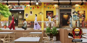 Hướng dẫn cách trang trí theo phong cách Sài Gòn xưa cho Quán Cafe, Nhà hàng, Quán ăn dân dã, miền quê