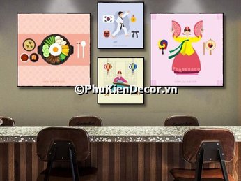 499+ mẫu tranh treo tường quán Hàn Quốc - Xu hướng thưởng thức ẩm thực  hot nhất hiện nay của giới trẻ