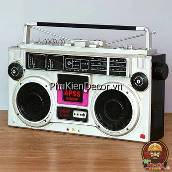  Máy Radio Cổ Điển Trang Trí- Làm Mới Không Gian Với Mô Hình Máy Radio Retro Trang Trí Đậm Chất Cổ Điển Cho Không Gian Quán Cafe, Quán ăn, Nhà hàng, Homestay, Căn hộ, Nhà ở.