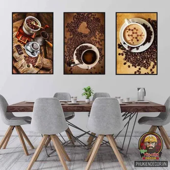 Tranh Trang Trí Quán Cafe Sang Chảnh