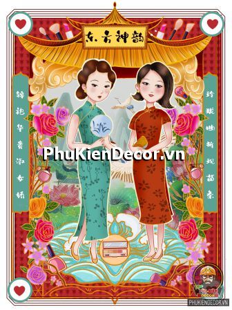 Tranh trang trí phong cách Trung Quốc đẹp, hot trend nhất hiện nay Tranh trang trí phong cách Trung Quốc đẹp, hot trend nhất hiện nay