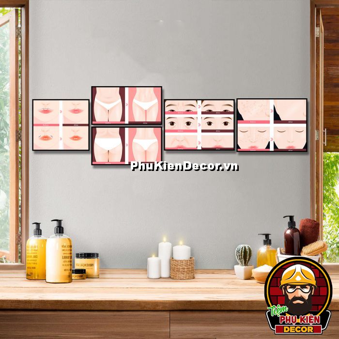 Tranh trang trí thẩm mỹ viện tạo ấn tượng và ghi nhớ cho dịch vụ của bạn Tranh trang trí thẩm mỹ viện tạo ấn tượng và ghi nhớ cho dịch vụ của bạn