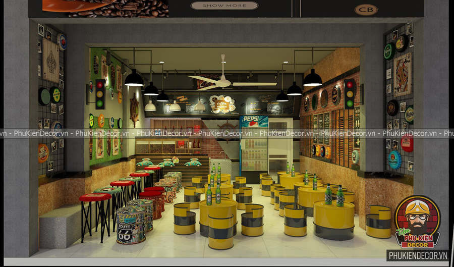 Cách trang trí quán Cafe nhỏ đẹp đơn giản Cách trang trí quán Cafe nhỏ đẹp đơn giản