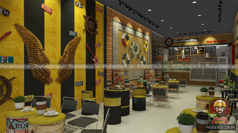 Đôi cánh thiên thần - phụ kiện độc lạ để trang trí quán cafe nhỏ đẹp, giá rẻ Đôi cánh thiên thần - phụ kiện độc lạ để trang trí quán cafe nhỏ đẹp, giá rẻ