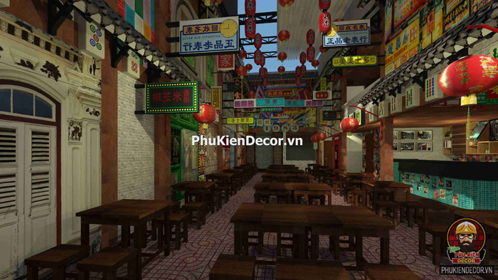 Trang trí thiết kế Quán Lẩu Nướng phong cách Hong Kong Trang trí thiết kế Quán Lẩu Nướng phong cách Hong Kong