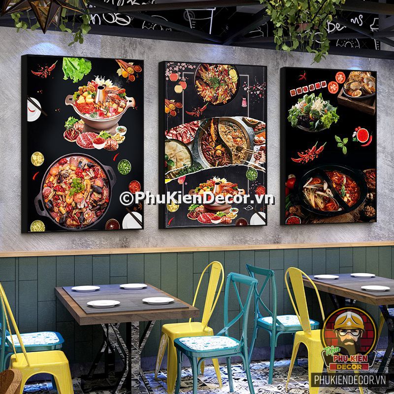 Tranh các món lẩu đẹp trang trí quán Tranh các món lẩu đẹp trang trí quán