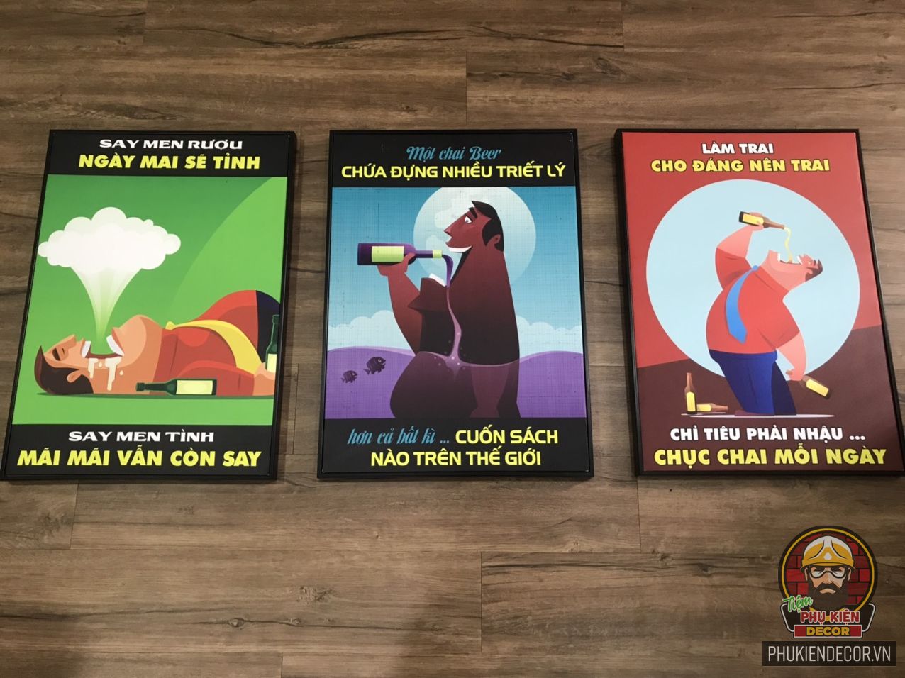 Tranh treo tường trang trí quán Cafe Bia Tranh treo tường trang trí quán Cafe Bia