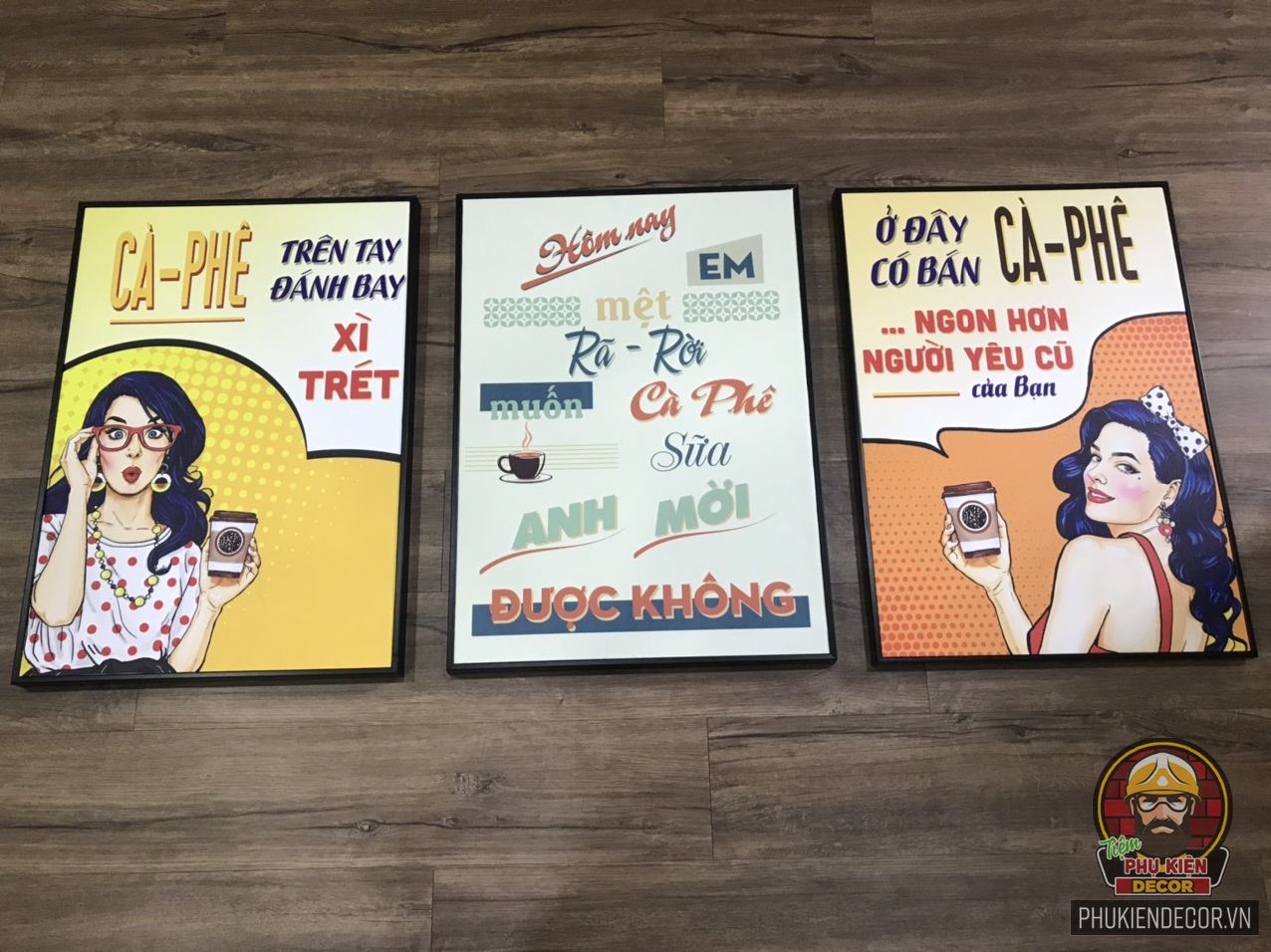 Tranh treo tường Cafe Bia trang trí Tranh treo tường Cafe Bia trang trí