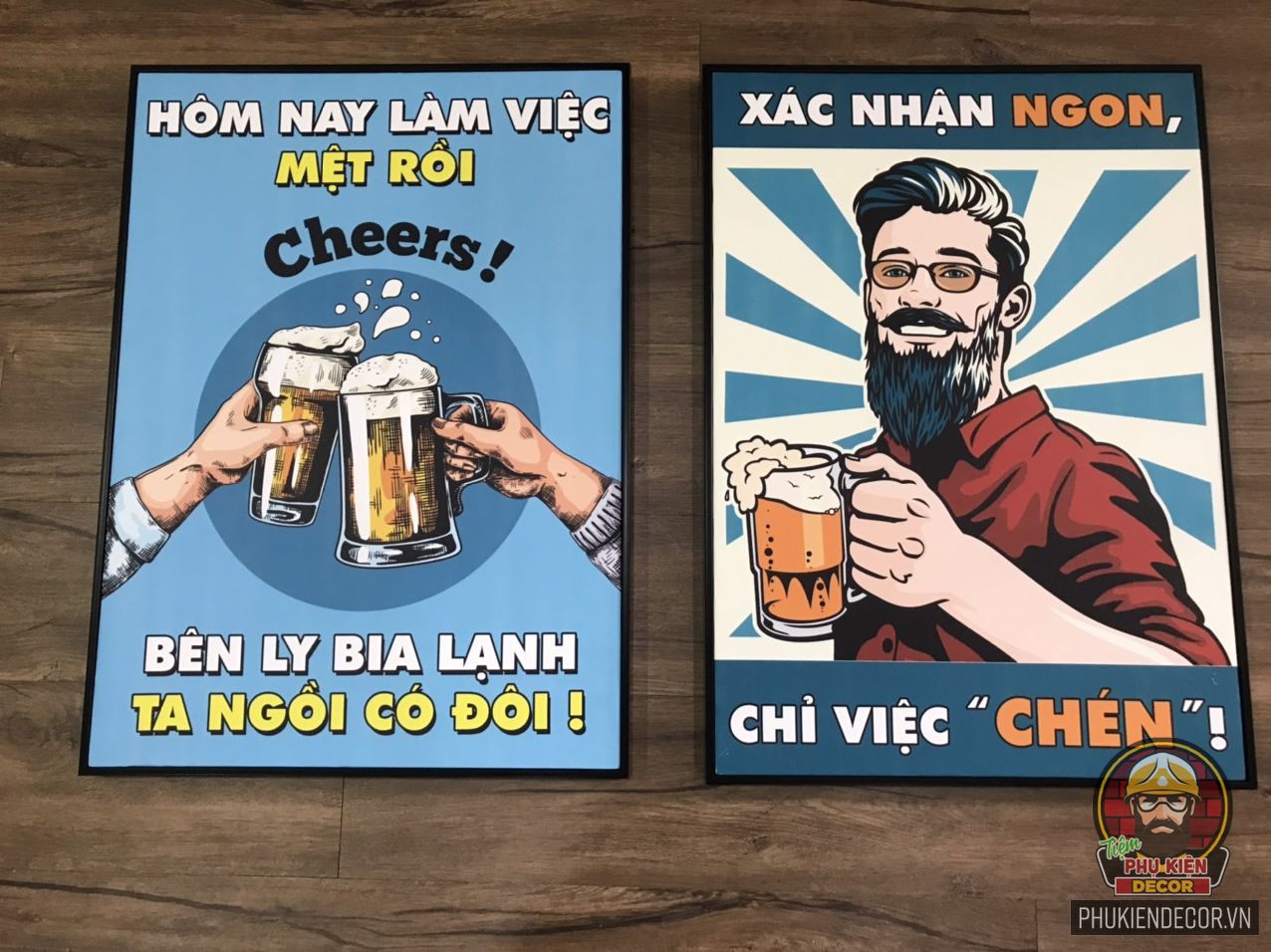 Tranh canvas treo tường trang trí quán Beer Cafe Tranh canvas treo tường trang trí quán Beer Cafe
