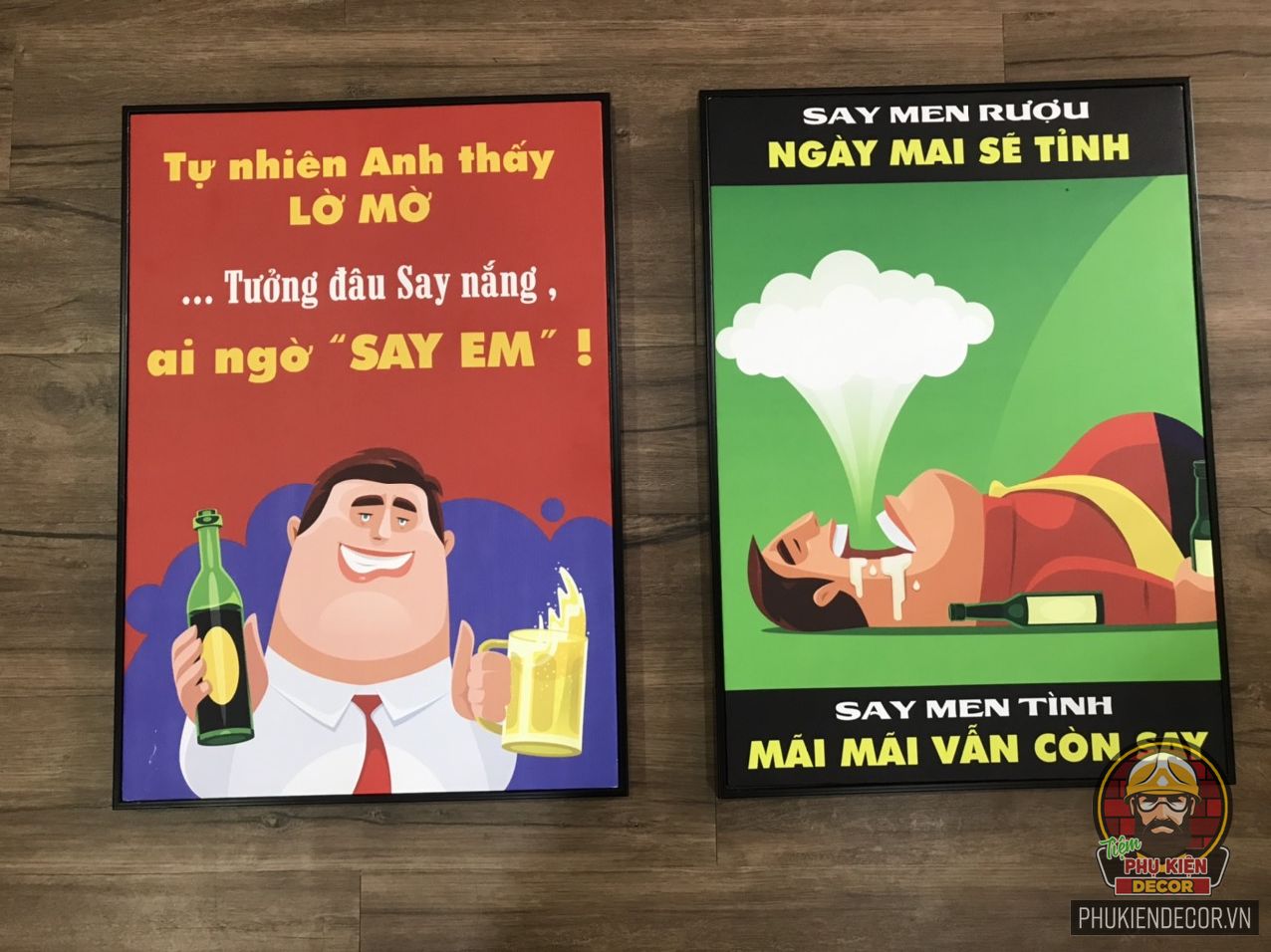 Tranh canvas treo tường trang trí quán Beer Cafe Tranh canvas treo tường trang trí quán Beer Cafe