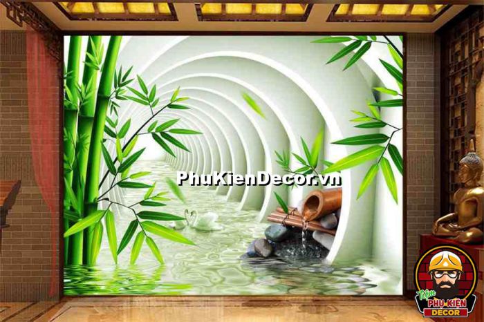 Tranh thiên nhiên cây cỏ, suối nước điểm xuyến thêm cho không gian spa thêm tươi mát, gần gũi Tranh thiên nhiên cây cỏ, suối nước điểm xuyến thêm cho không gian spa thêm tươi mát, gần gũi