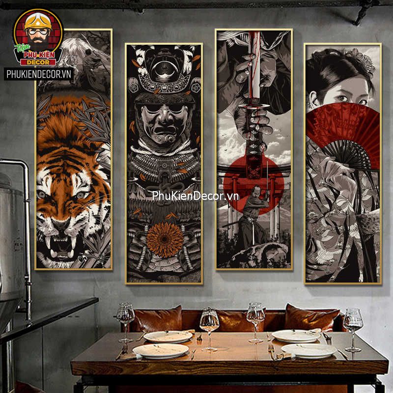 Tranh treo tường quán cafe, bia phong cách ấn tượng, phá cách Tranh treo tường quán cafe, bia phong cách ấn tượng, phá cách