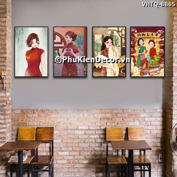 Tranh trang trí phong cách Trung Quốc thể hiện nét đẹp văn hóa truyền thống độc đáo Tranh trang trí phong cách Trung Quốc thể hiện nét đẹp văn hóa truyền thống độc đáo