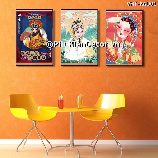 Tranh trang trí phong cách Trung Hoa chủ đề kinh kịch và nghệ thuật đương đại đẹp, thu hút Tranh trang trí phong cách Trung Hoa chủ đề kinh kịch và nghệ thuật đương đại đẹp, thu hút