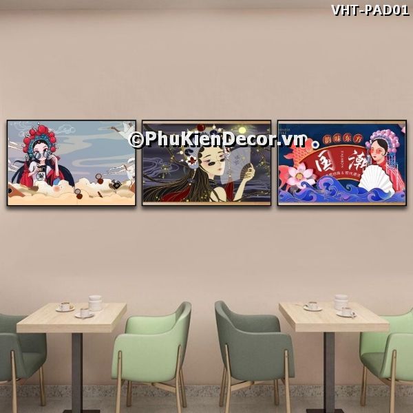 Tranh trang trí phong cách Trung Hoa chủ đề kinh kịch và nghệ thuật đương đại đẹp, thu hút Tranh trang trí phong cách Trung Hoa chủ đề kinh kịch và nghệ thuật đương đại đẹp, thu hút