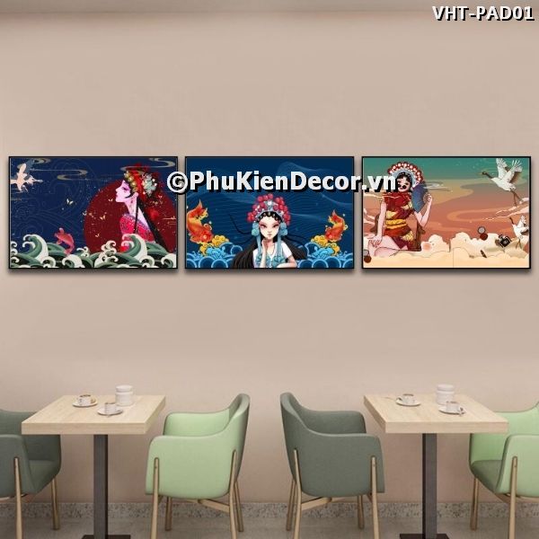 Tranh trang trí phong cách Trung Hoa chủ đề kinh kịch và nghệ thuật đương đại đẹp, thu hút Tranh trang trí phong cách Trung Hoa chủ đề kinh kịch và nghệ thuật đương đại đẹp, thu hút