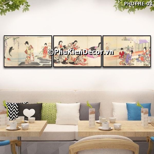 Tranh lối sống và văn hóa sinh hoạt của người dân Nhật Bản thời đại Ukiyo-e truyền thống, gần gũi Tranh lối sống và văn hóa sinh hoạt của người dân Nhật Bản thời đại Ukiyo-e truyền thống, gần gũi