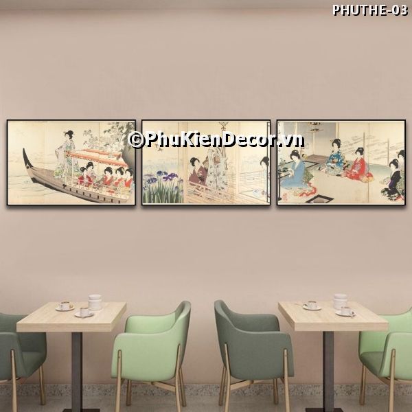 Tranh lối sống và văn hóa sinh hoạt của người dân Nhật Bản thời đại Ukiyo-e truyền thống, gần gũi Tranh lối sống và văn hóa sinh hoạt của người dân Nhật Bản thời đại Ukiyo-e truyền thống, gần gũi