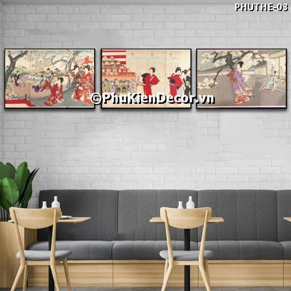 Tranh lối sống và văn hóa sinh hoạt của người dân Nhật Bản thời đại Ukiyo-e truyền thống, gần gũi Tranh lối sống và văn hóa sinh hoạt của người dân Nhật Bản thời đại Ukiyo-e truyền thống, gần gũi