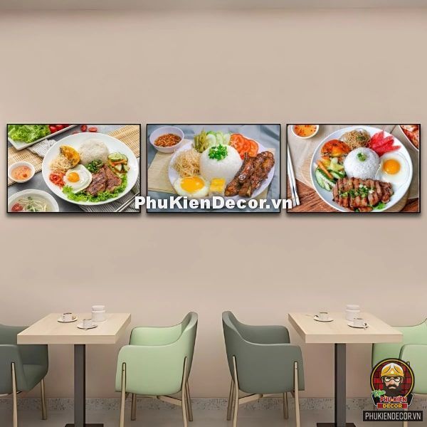 Tranh trang trí quán Cơm Tấm nổi bật, thu hút khách hàng Tranh trang trí quán Cơm Tấm nổi bật, thu hút khách hàng