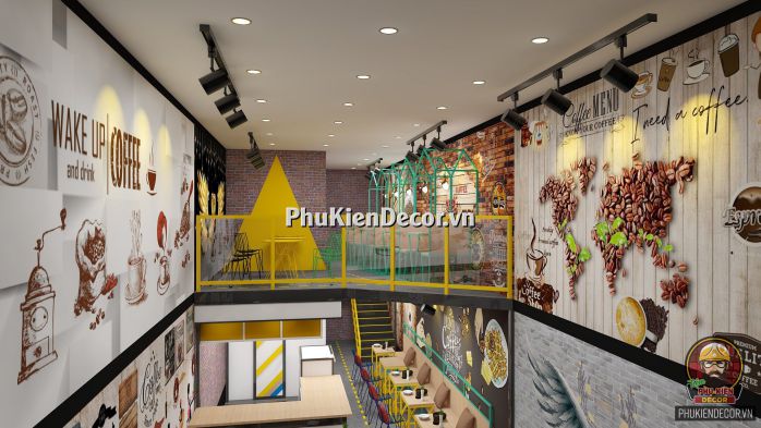 Tranh dán tường 3D cho Quán Cafe với hình ảnh tuổi Teen Tranh dán tường 3D cho Quán Cafe với hình ảnh tuổi Teen