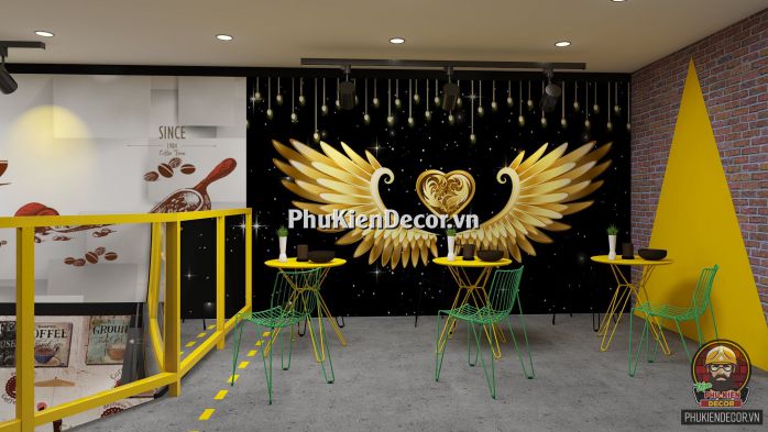 Tranh dán tường 3D cho Quán Cafe với hình ảnh tuổi Teen Tranh dán tường 3D cho Quán Cafe với hình ảnh tuổi Teen