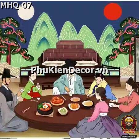 Tranh dán tường 3D Con Người Hàn Quốc Cổ Điển - Cung Đình Tranh dán tường 3D Con Người Hàn Quốc Cổ Điển - Cung Đình