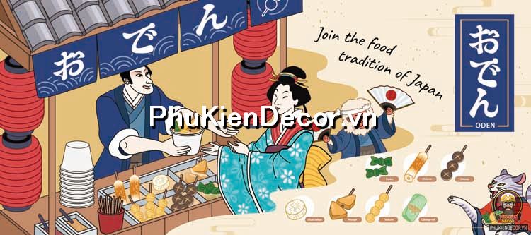 Tranh dán tường văn hóa truyền thống độc đáo, đa dạng của xử sở Hoa Anh Đào Tranh dán tường văn hóa truyền thống độc đáo, đa dạng của xử sở Hoa Anh Đào